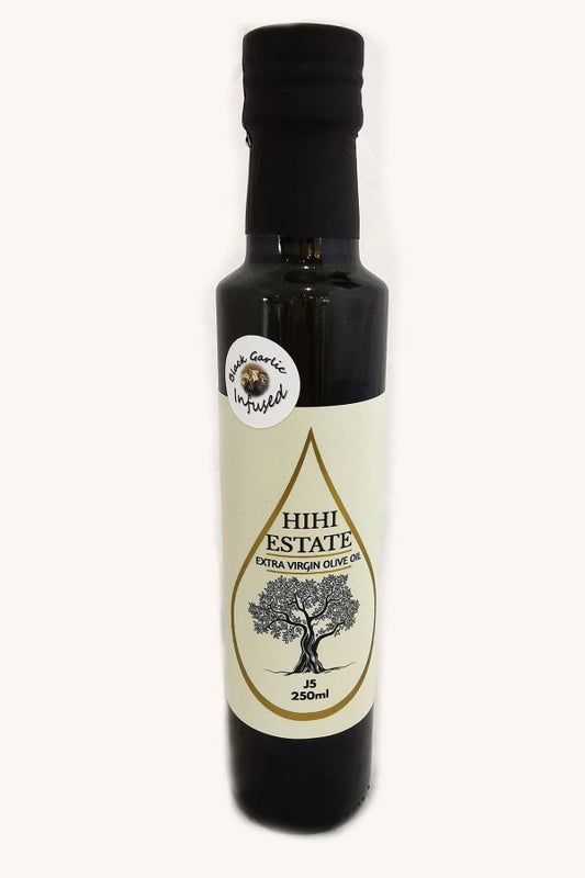 Oil Infused with Black Garlic